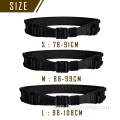 Tactical Belt Black 500D Mens Light Weight